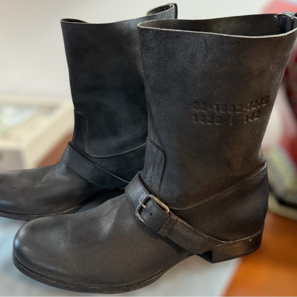 ❌SOLD❌ OFFICINE CREATIVE Black Leather Chelsea BIKER Boots NEW Luxury Italian